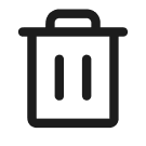 Icon of trashcan